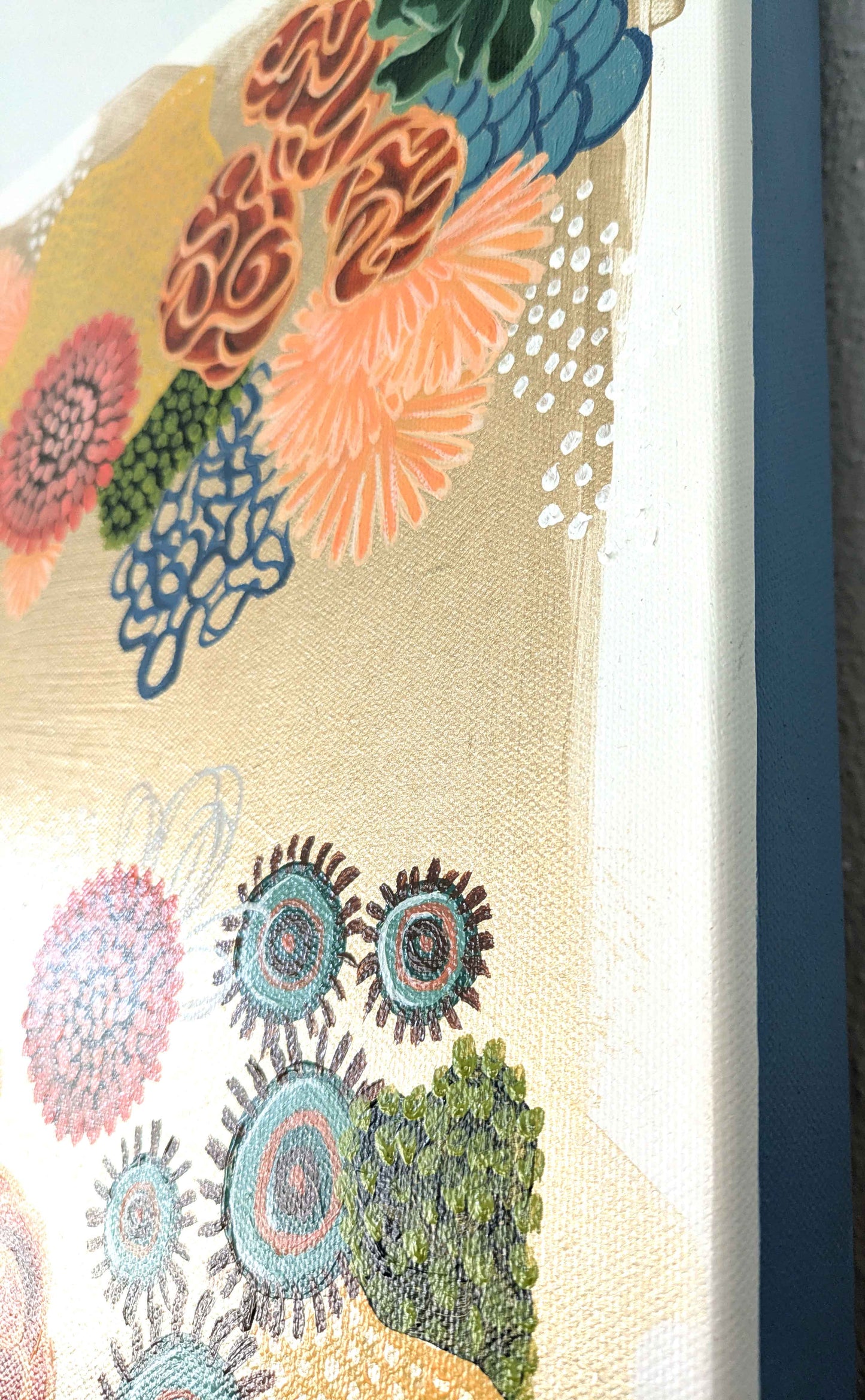 Blue Coral - Original Art Painting
