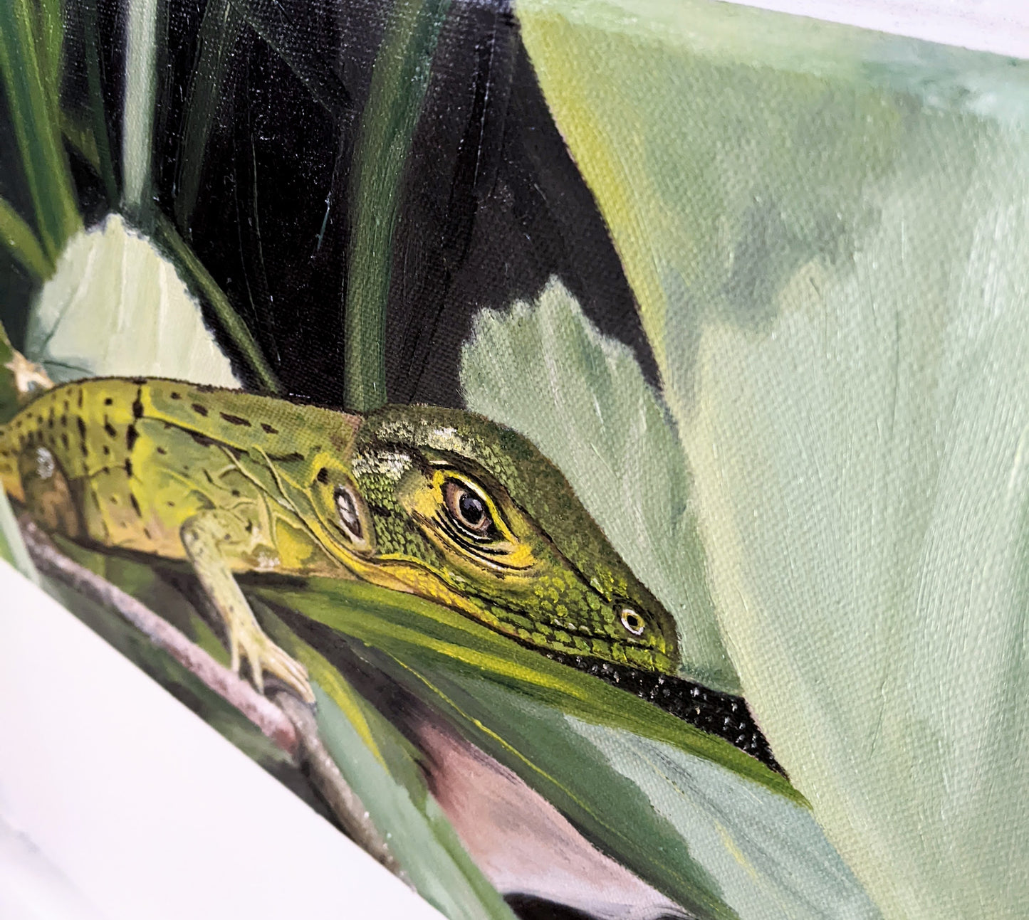 Lazy Lizard Original Painting