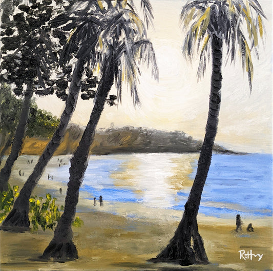 Golden Sunset in Tamarindo Original Painting