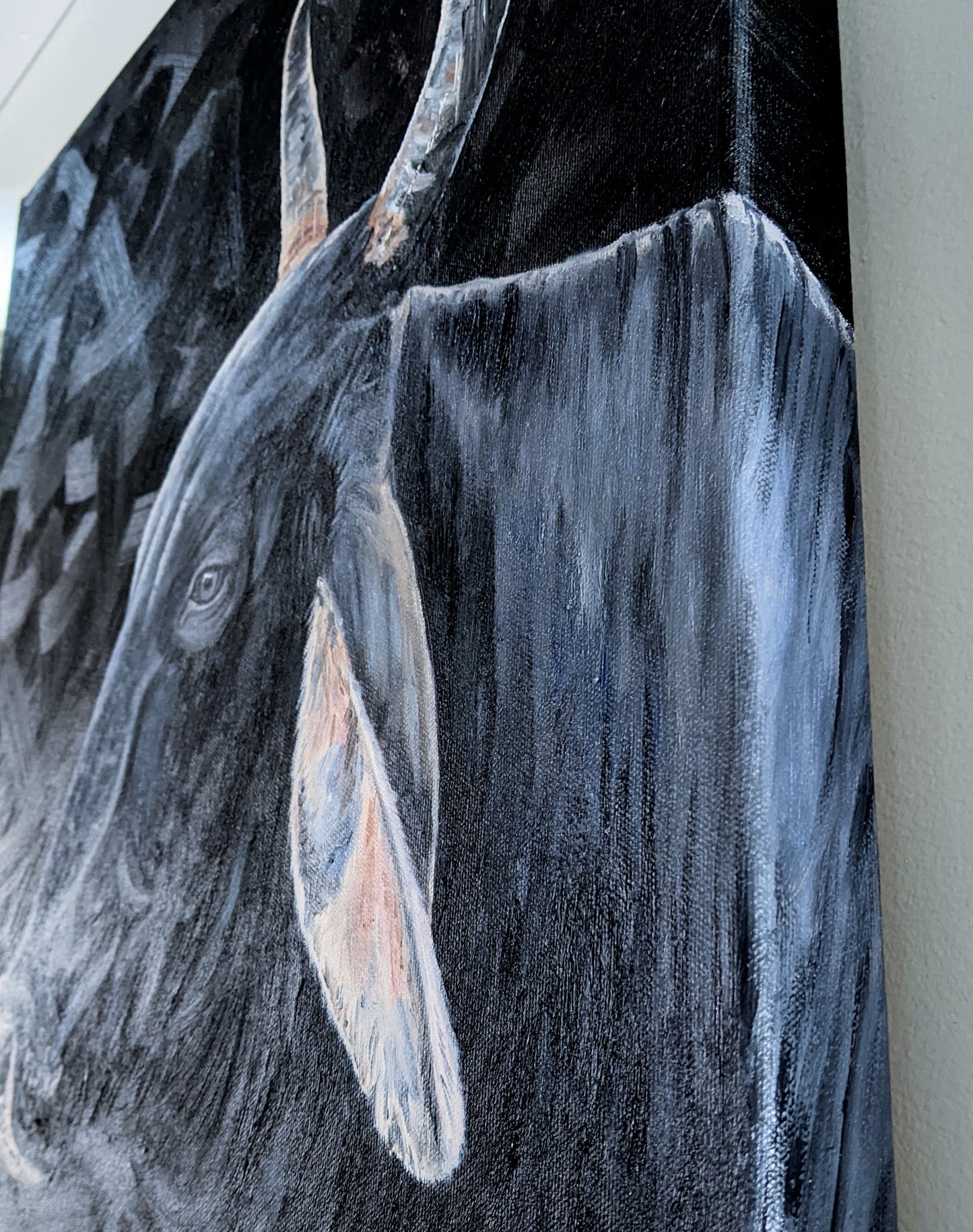 Vaca de Medianoche Original Painting